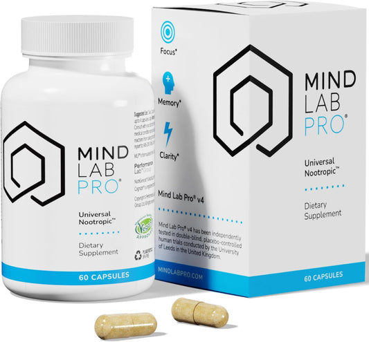 Mind Lab Pro® MLP® v4 Universal Nootropic™ Brain Booster Supplement for Focus